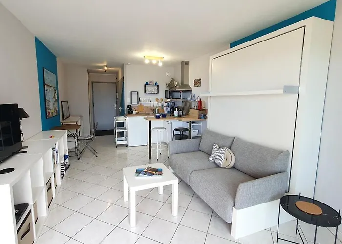 公寓 Grand Bleu - Joli Vue Ocean & Cote Sauvage - Piscine 莱萨布勒-多洛讷